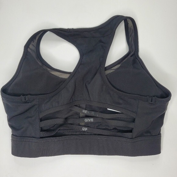 Never Give Up Phone Pocket Sports Bra large - Picture 4 of 7